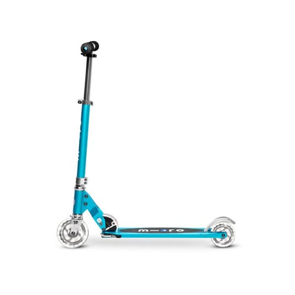 Micro Sprite LED Ocean Blue barnskoter - 2 hopfällbara belysta hjul - unisex - MICRO - Från 5 år