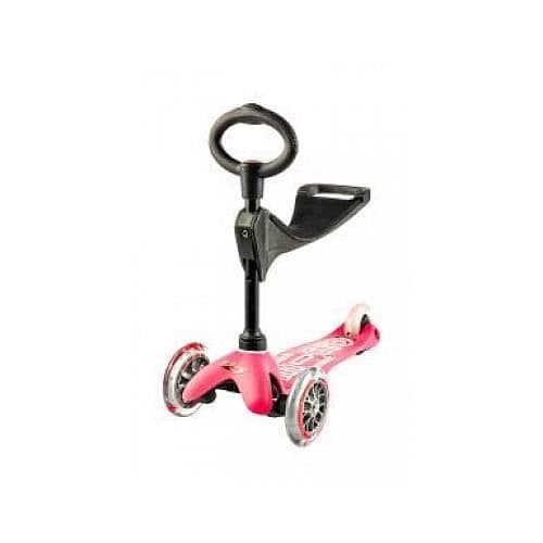 Skoter - MICRO - Mini Micro Deluxe - 3 hjul - Rosa - För barn Svart, Rosa