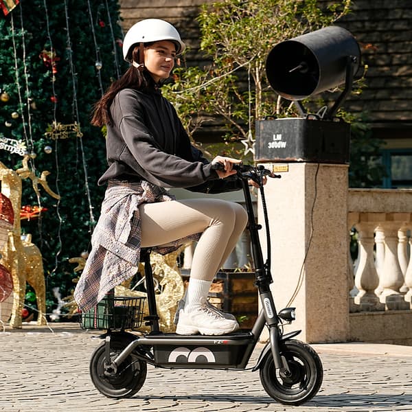 iScooter F2 Elscooter 500W Motor 36V 7.8Ah Litiumbatteri 10-tums däck 30 km/h hastighet 30 km räckvidd Elscooter