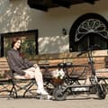 Miniatyrbild 5 av 11: iScooter F2 Elscooter 36V 7.8Ah Litiumbatteri 500W Motor 10-tums däck 30 km/h hastighet 30 km räckvidd Elscooter