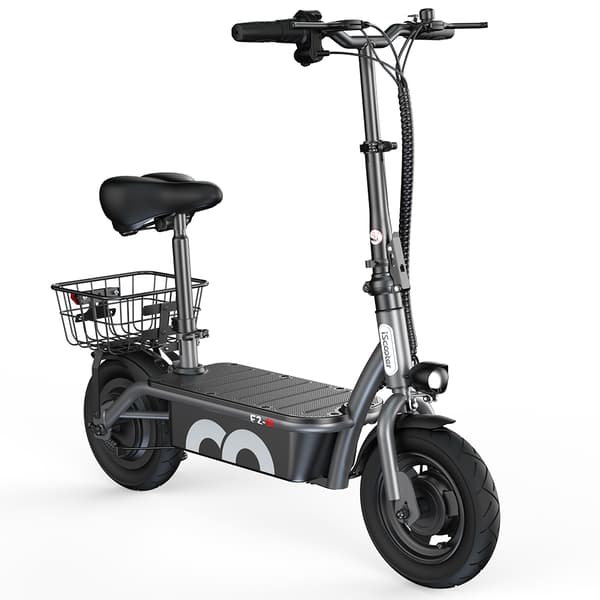 iScooter F2 Elscooter 36V 7.8Ah Litiumbatteri 500W Motor 10-tums däck 30 km/h hastighet 30 km räckvidd Elscooter