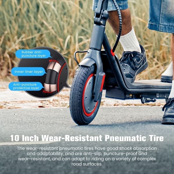 iScooter i9M Elscooter 42V 7.5Ah Litiumbatteri 500W Motor 35KM Höghastighetsstöd APP 30km Lång Räckvidd Elscooter