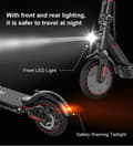 Miniatyrbild 4 av 11: iScooter i9Pro Elscooter 350W Motor 36V 7.5Ah Hopfällbar Scooter 30km/h Maxhastighet 8.5 tums bikakeformade däck Elscooter