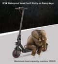 Miniatyrbild 9 av 11: iScooter i9Pro Elscooter 350W Motor 36V 7.5Ah Hopfällbar Scooter 30km/h Maxhastighet 8.5 tums bikakeformade däck Elscooter