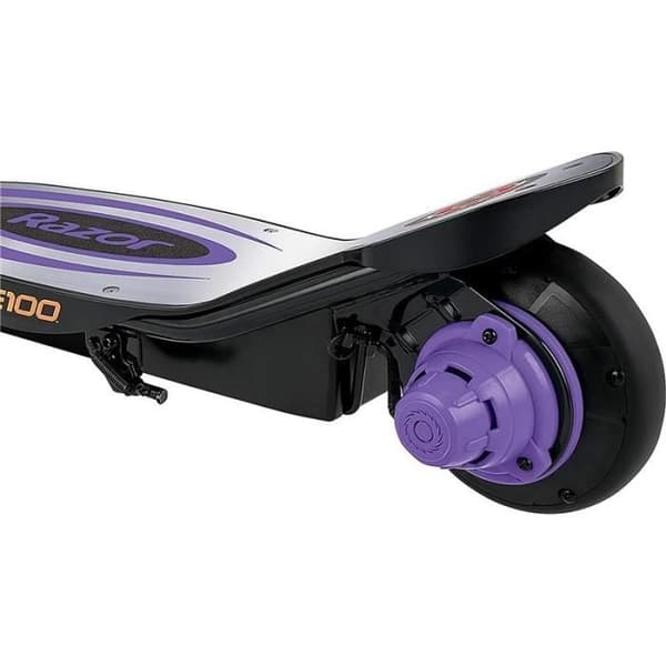 RAZOR Elskoter för barn - Power Core E100 - Aluminiumdäck - Lila