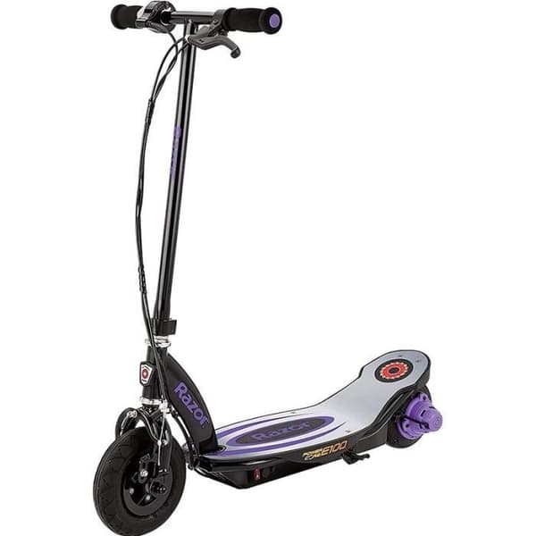 RAZOR Elskoter för barn - Power Core E100 - Aluminiumdäck - Lila