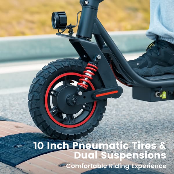 iScooter i10 Pro Elscooter 800W Motor 48V 15Ah Litiumbatteri 10 Tums Däck med Appkontroll Elscooter