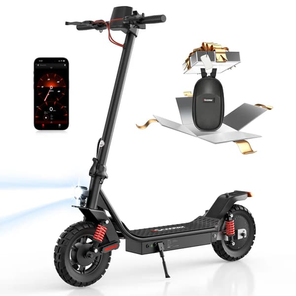 iScooter i10 Pro Elscooter 800W Motor 48V 15Ah Litiumbatteri 10 Tums Däck med Appkontroll Elscooter