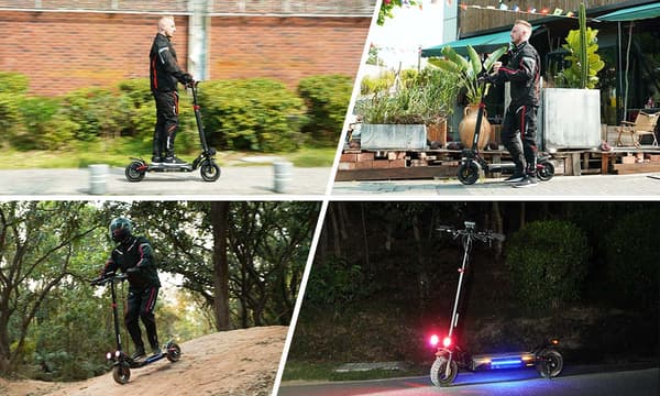 iScooter iX4 Elscooter 48V 15Ah Batteri 800W Motor 10-tums Däck 45 km Räckvidd Elscooter 45 km/h Hastighet
