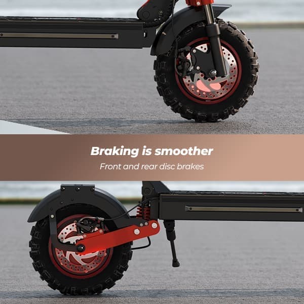 iScooter iX5S 1000W Motor 48V 15Ah Batteri 11 Tums Däck Max Räckvidd 65km Hastighet 45 km/h Elscooter