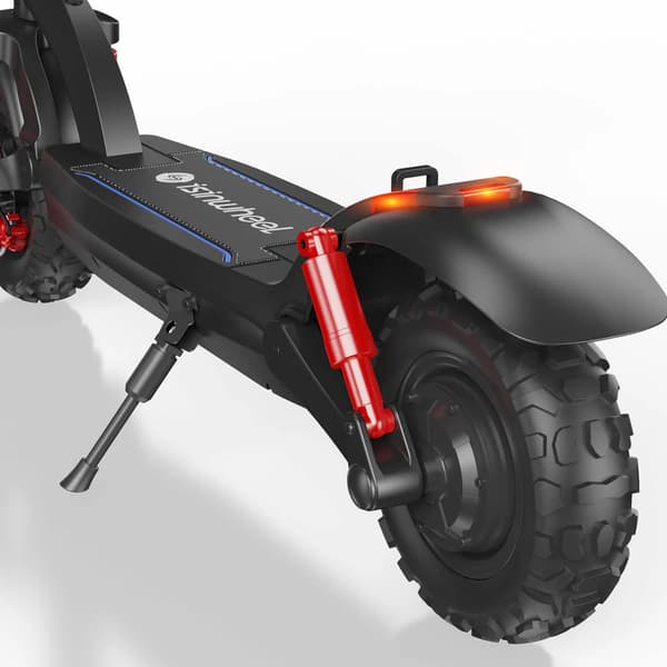 iSkoter iX6 48V 17.5Ah batteri 1000W motor 11 tums offroad pneumatiskt däck Max räckvidd 45km hastighet 45 km / h E-scooter