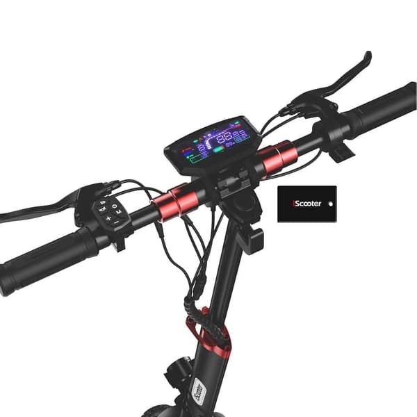 iSkoter iX6 48V 17.5Ah batteri 1000W motor 11 tums offroad pneumatiskt däck Max räckvidd 45km hastighet 45 km / h E-scooter