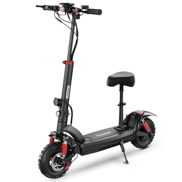 iSkoter iX6 Electric Scooter 1000W Motor 11" Off-road pneumatiska däck 60KM Range 48V 17.5Ah batteri NFC kortomkopplare