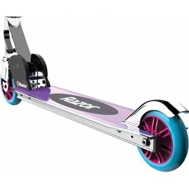 Trottinette - Razor - En holografisk specialutgåva - Blå/Rosa - Aluminium - 2 hjul