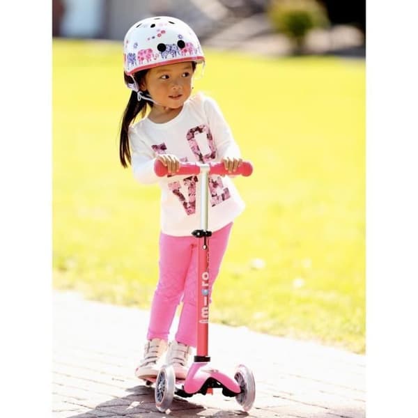 3-hjulig barnskoter - Mini Micro Deluxe Rosa - Blandat - MICRO - Fritid - 3 hjul - 24 månader - 2 år - 50 kg