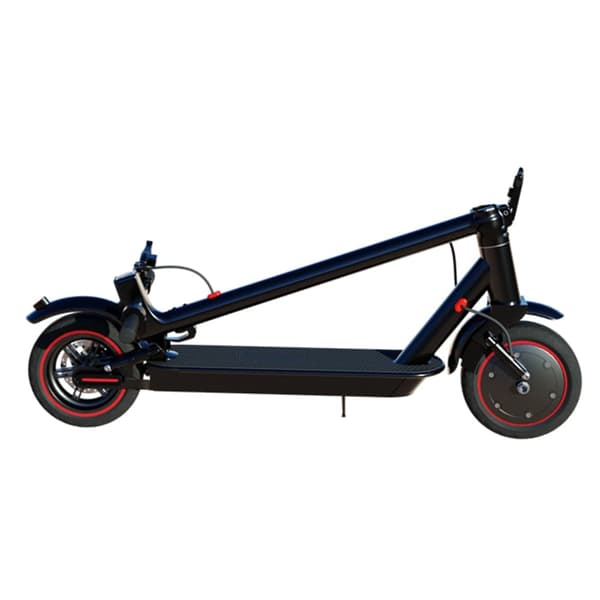 Lamtier 10'' foldbar elektrisk løbehjul, 350W motor, 10,4AH batteri, forhjulstræk, støddæmpere for og bag