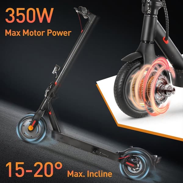 iSinwheel E9 Pro sähköpotkulauta - 8,5" - 350W 36V 7,5Ah - Sovellusohjaus
