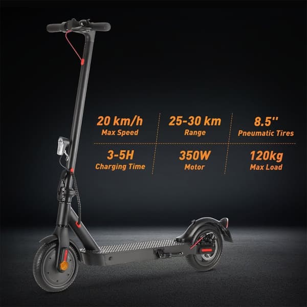 iSinwheel E9 Pro sähköpotkulauta - 8,5" - 350W 36V 7,5Ah - Sovellusohjaus