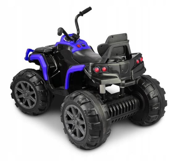 Quad Q2 Blåt Batteri til Børn + MP3