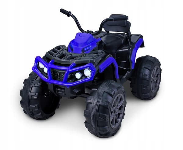 Quad Q2 Blåt Batteri til Børn + MP3