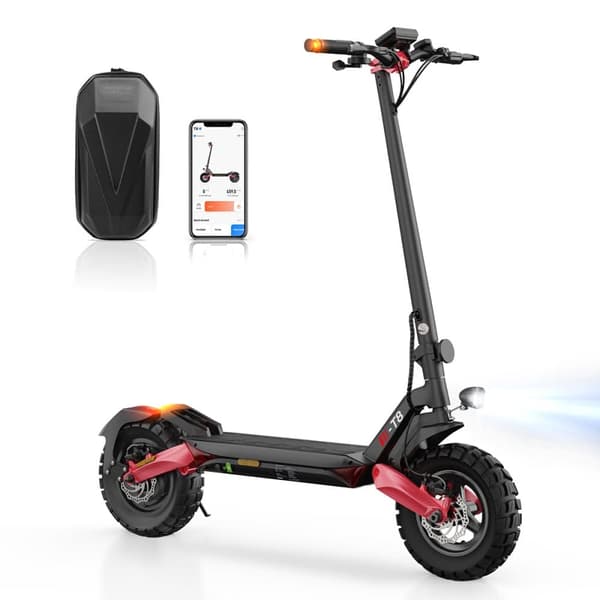 Terräng Elscooter iSinwheel T8 - 10" - 1200W 42V 15Ah - App-kontroll