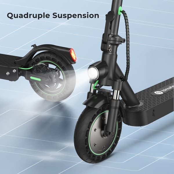 iSinwheel S9 Max Sammenklappelig El-Scooter - 500W 36V 10Ah - Maks. 30 km/t