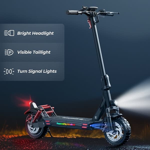 iSinwheel GT1 Taittuva Sähköpotkulauta - 10" - 800W 48V 10Ah - Sovellusohjaus