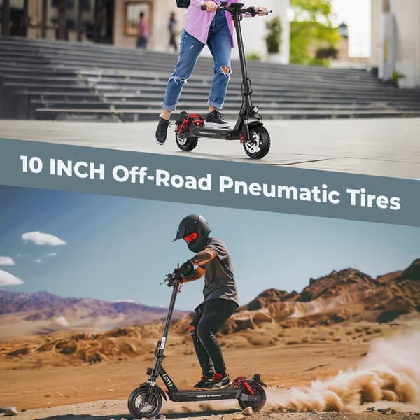 iSinwheel GT1 Taittuva Sähköpotkulauta - 10" - 800W 48V 10Ah - Sovellusohjaus