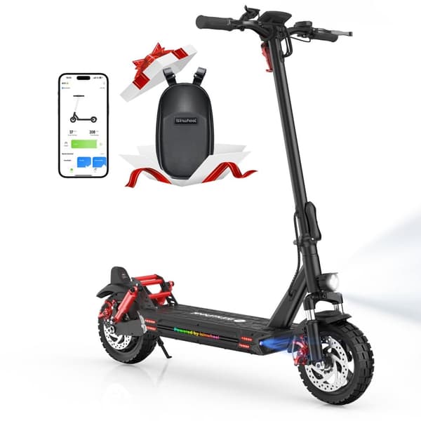iSinwheel GT1 Taittuva Sähköpotkulauta - 10" - 800W 48V 10Ah - Sovellusohjaus