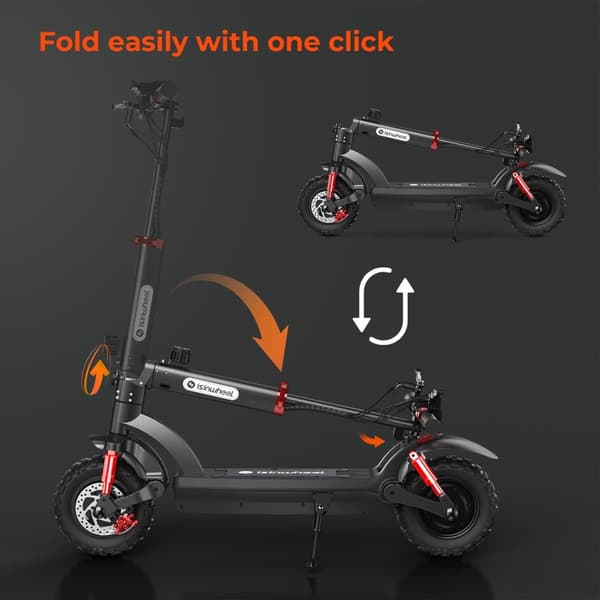 iSinwheel GT2 Sammenklappelig Off-Road El-Scooter - 800W 48V 15Ah - 11-Tommer