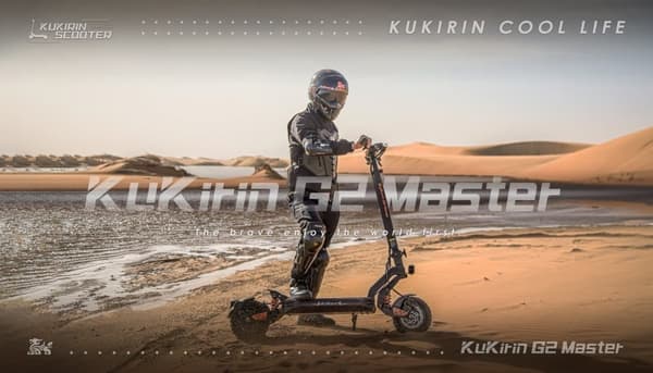 Kukirin G2 Master 2025 Uppgraderad version 60 km/h, 70 km räckvidd, 52V 20.8Ah 1000W*2 Elscooter, 10-tums vakuumdäck