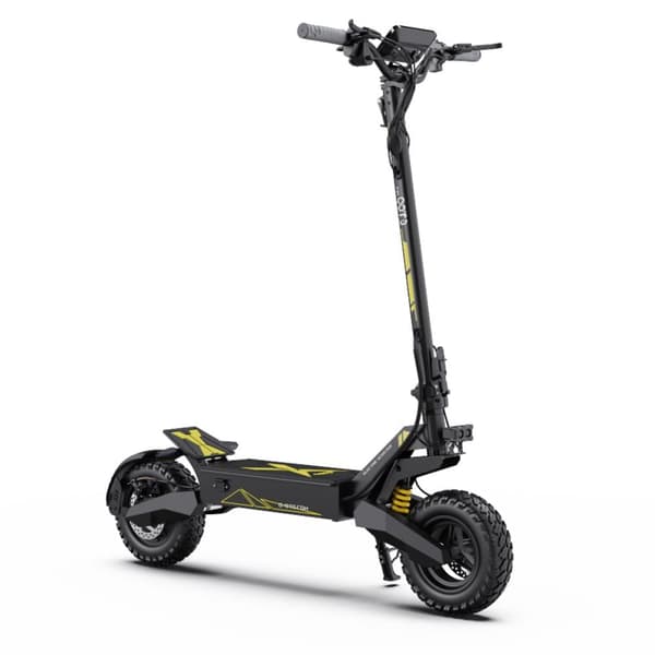 Sammenklappelig El-Scooter OOTD T10, 11", Fuld Affjedring, 48V 500W, Sort