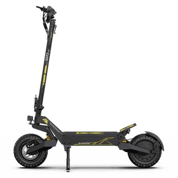Sammenklappelig El-Scooter OOTD T10, 11", Fuld Affjedring, 48V 500W, Sort