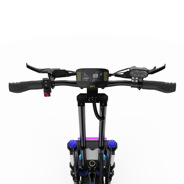 OOTD D99 E-SCOOTER, Dobbelte 3000W motorer, 60V 40Ah batteri, 13"
