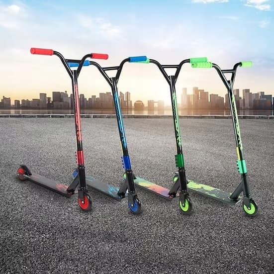 Trickscooter för barn för trick, lätta, hållbara stunts och hopp