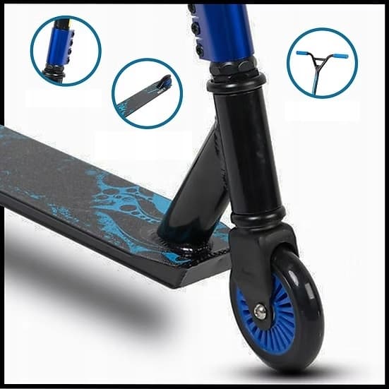 Trickscooter för barn för trick, lätta, hållbara stunts och hopp