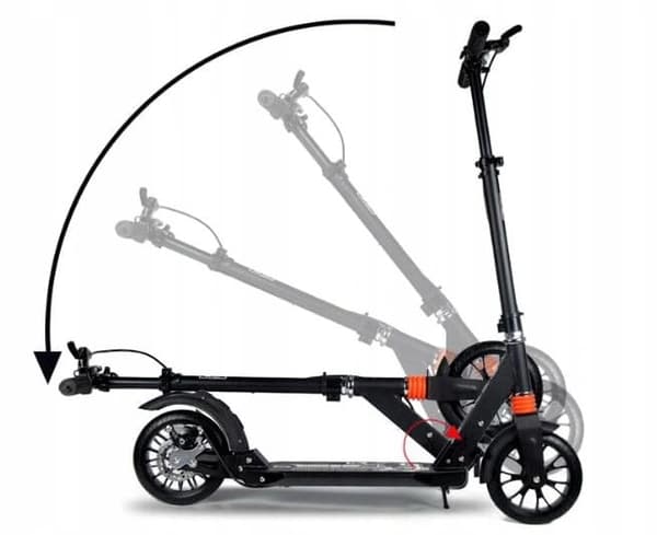 SCOOTER STORE HJUL VOKSEN SCOOTER 20CM SKIVEBREMSE STØDDÆMPERE