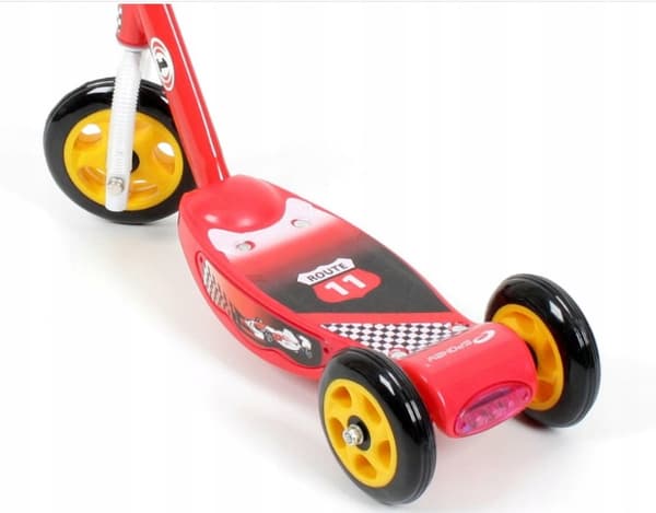 3-HJULET SCOOTER 3 GUMMIHJUL TRE-HJULET