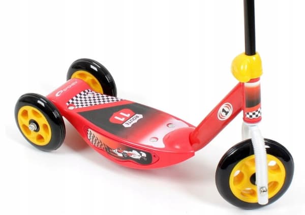3-HJULET SCOOTER 3 GUMMIHJUL TRE-HJULET