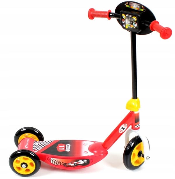 3-HJULET SCOOTER 3 GUMMIHJUL TRE-HJULET
