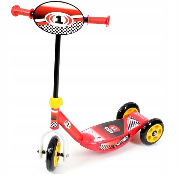3-HJULET SCOOTER 3 GUMMIHJUL TRE-HJULET