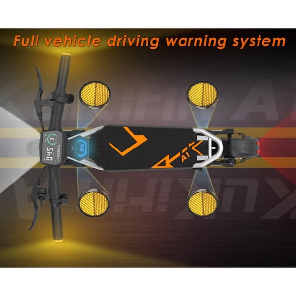 KuKirin A1 foldbar elektrisk scooter 800W, 48V13Ah batteri, maks. hastighed 45 km / t, rækkevidde 45 km, 10 tommer vakuumdæk