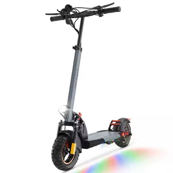 AOKDA A1 Foldbar Elektrisk Løbehjul, 800W Motor, 48V 12.5Ah Batteri, 10-tommers Offroad Dæk El-scooter, 45 km/t Max Hastighed, Skivebremse