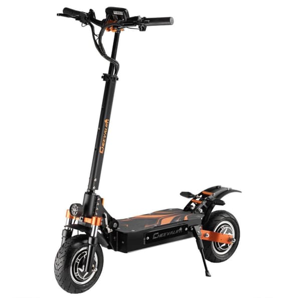 Offroad El-Scooter CHEEVALRY S10, 2*1600W, Dobbelt Motor, 52V 33Ah, Sort