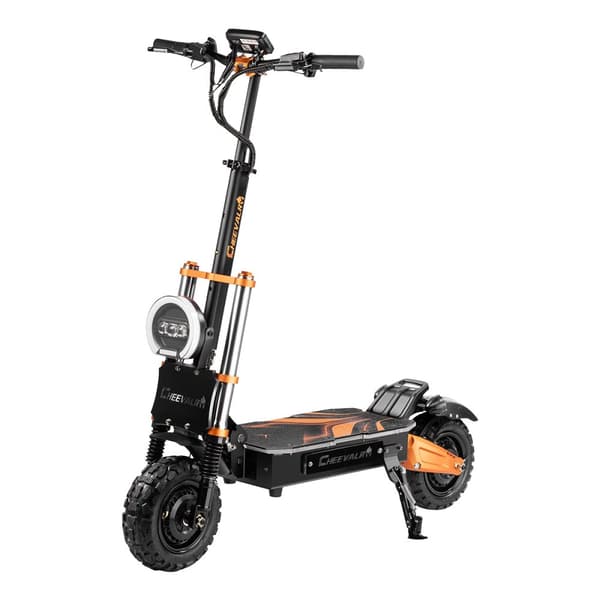 El-scooter CHEEVALRY S11, Off-Road, 6000W, Dobbeltmotor, 60V 38AH, Sort