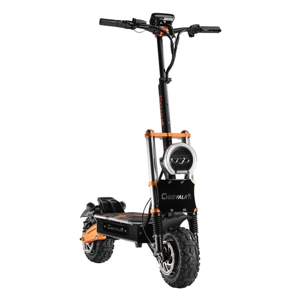 El-scooter CHEEVALRY S11, Off-Road, 6000W, Dobbeltmotor, 60V 38AH, Sort