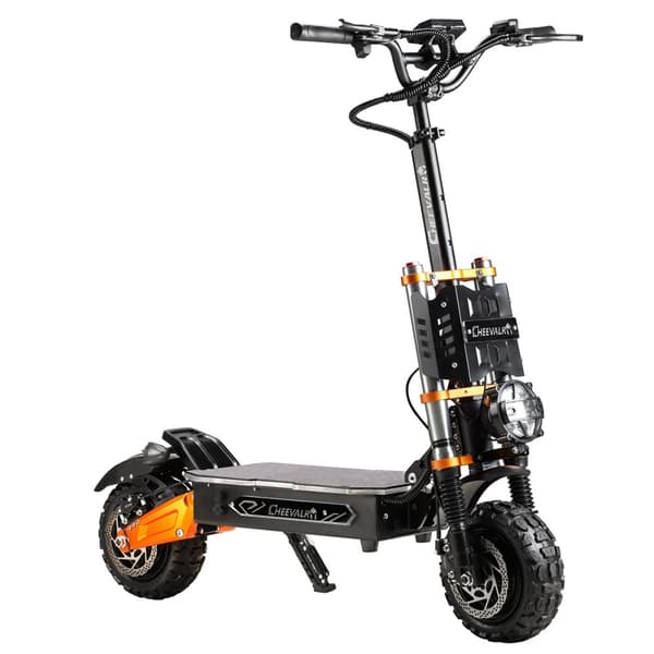 El-løbehjul CHEEVALRY S11 Pro, dobbeltmotorer 6000W 60V 43Ah, understøtter NFC, sort
