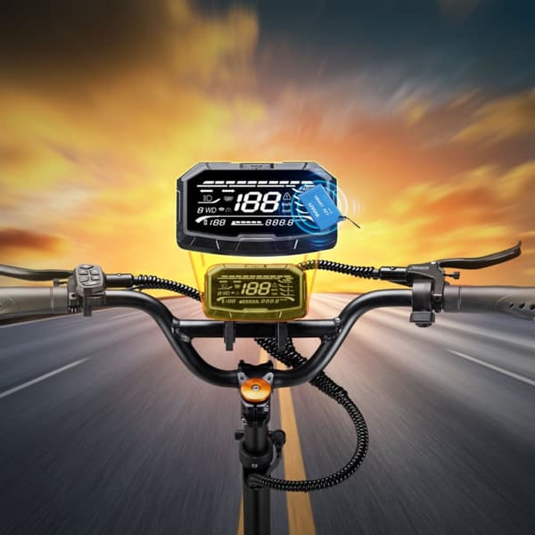 El-løbehjul CHEEVALRY S11 Pro, dobbeltmotorer 6000W 60V 43Ah, understøtter NFC, sort