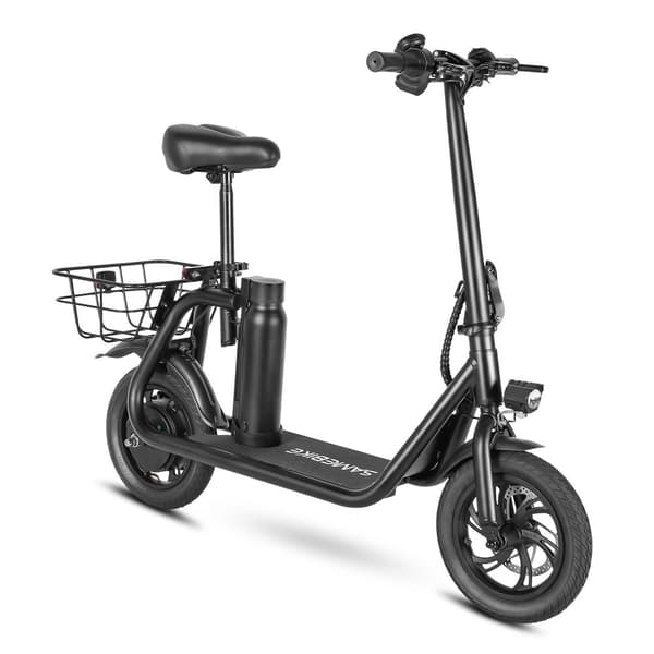 Sammenklappelig elektrisk løbehjul med sæde SAMEBIKE SM-C01, 350W 10,4Ah, 12 tommer