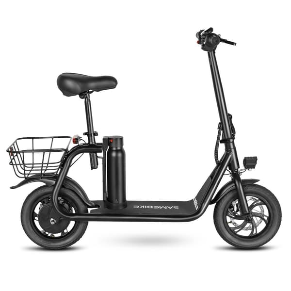 Sammenklappelig elektrisk løbehjul med sæde SAMEBIKE SM-C01, 350W 10,4Ah, 12 tommer